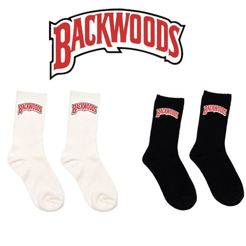跨境亚马逊BACKWOODS雪茄新款糖果色袜子男女秋冬中筒长袜针织袜