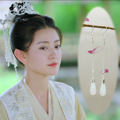 古风梁洁双世宠妃小檀汉服耳饰