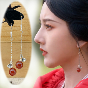 s925银耳钩经典复古精美耳饰宋祖儿小乔折腰同款耳环古装配饰耳夹