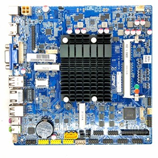 易捷通PC收银一体称GM U超薄J1900排队机广告工控主板 J19000D16