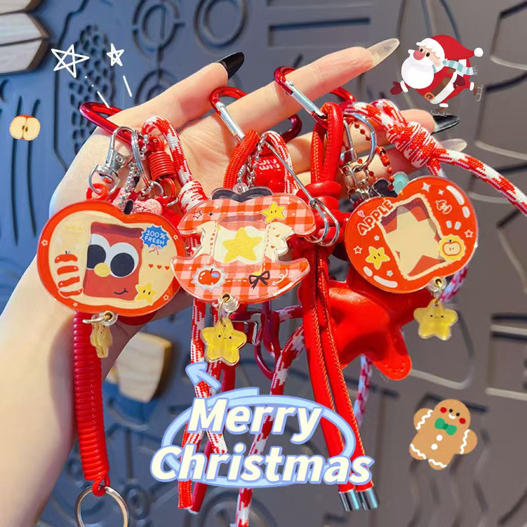 找到了！就这个圣诞苹果挂件萌！