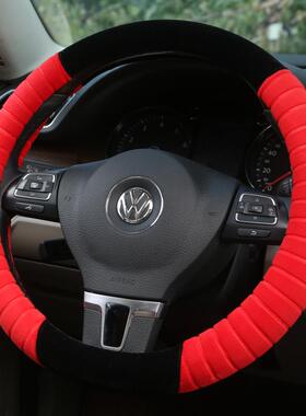 适用于奥迪方向盘套A4L新A6LA3A8LA5A7Q2Q3毛绒Q5LQ7汽车把套