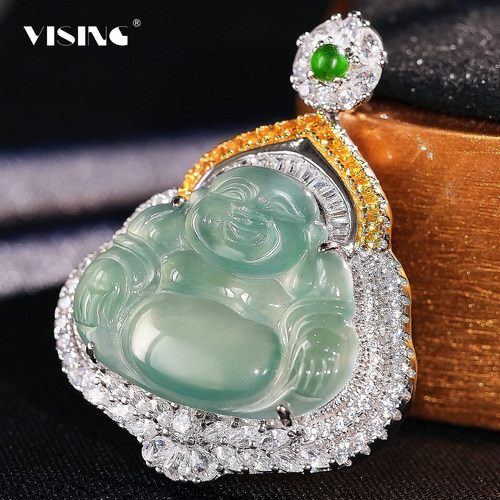VISING珠宝天然A货冰种翡翠