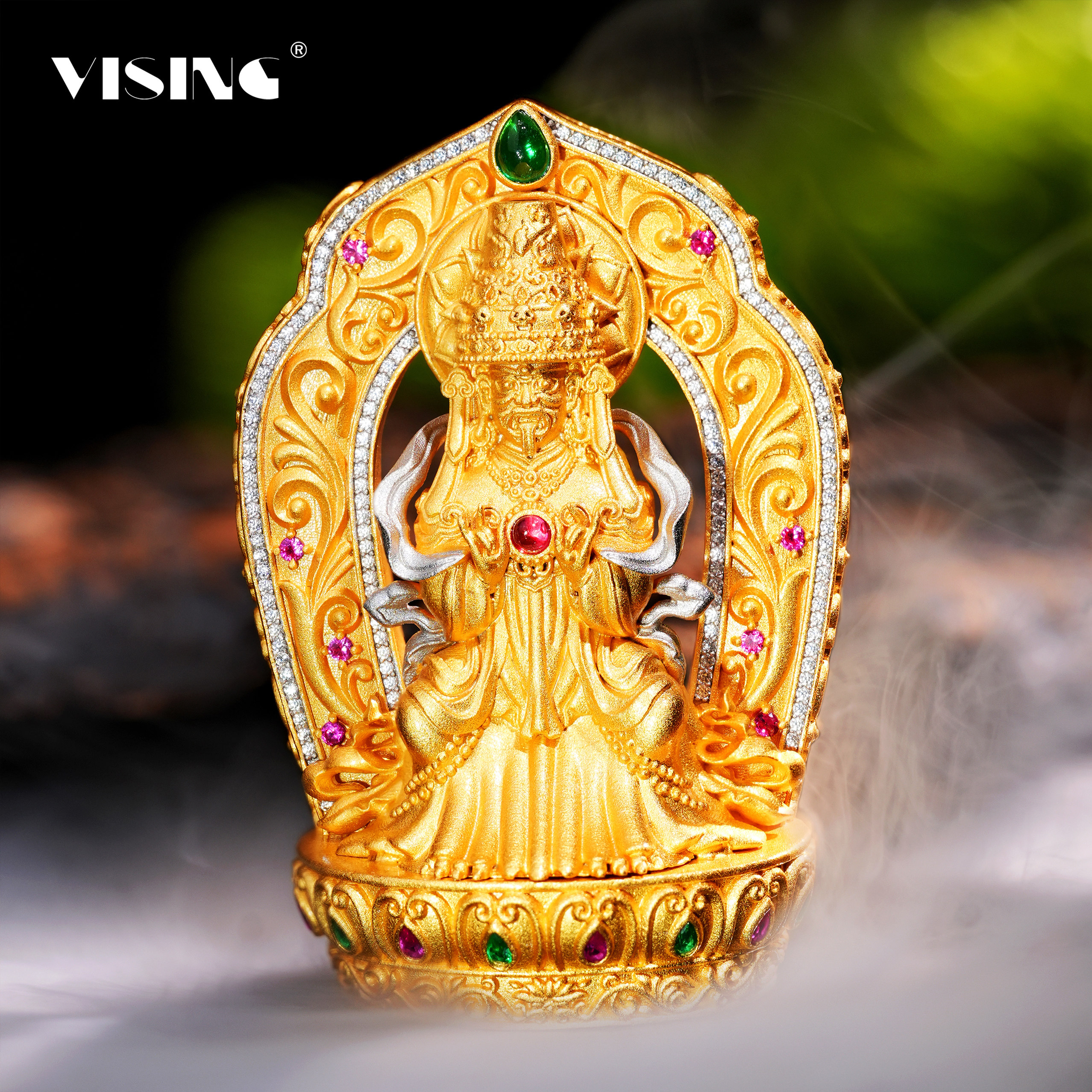 VISING珠宝【扎基拉姆金身】财神吊坠项链毛衣链S925银,饰品/流行首饰/时尚饰品新,银饰吊坠,淘宝优惠券,粉丝福利购,淘宝优惠卷