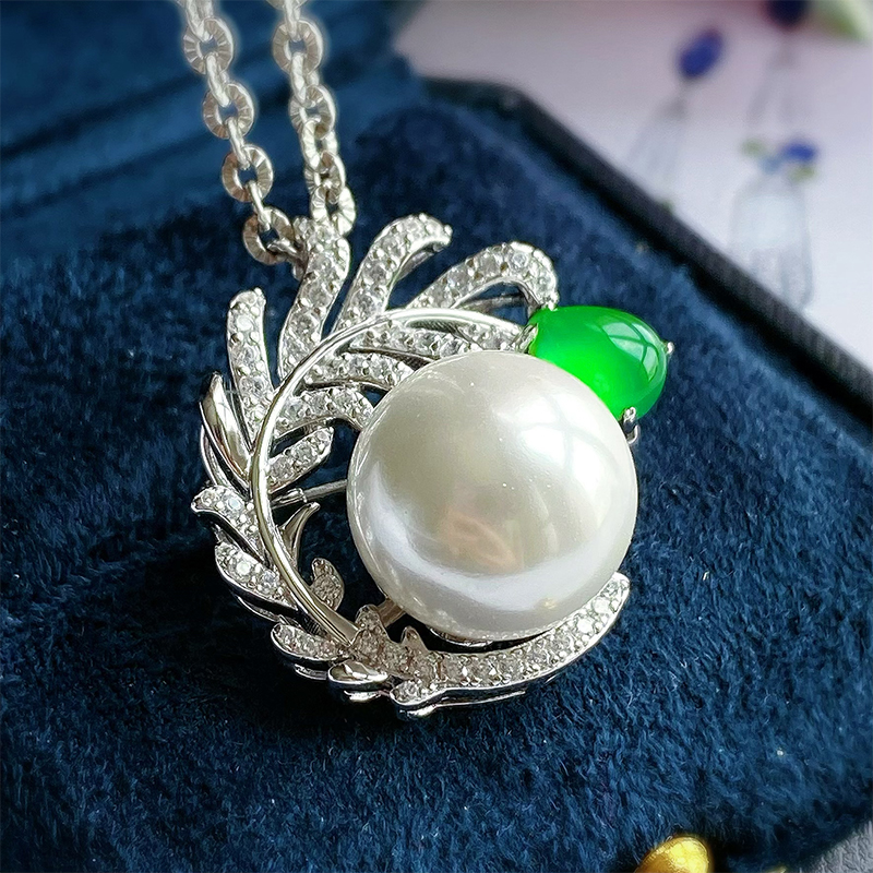 VISING珠宝贝珠吊坠项链两用