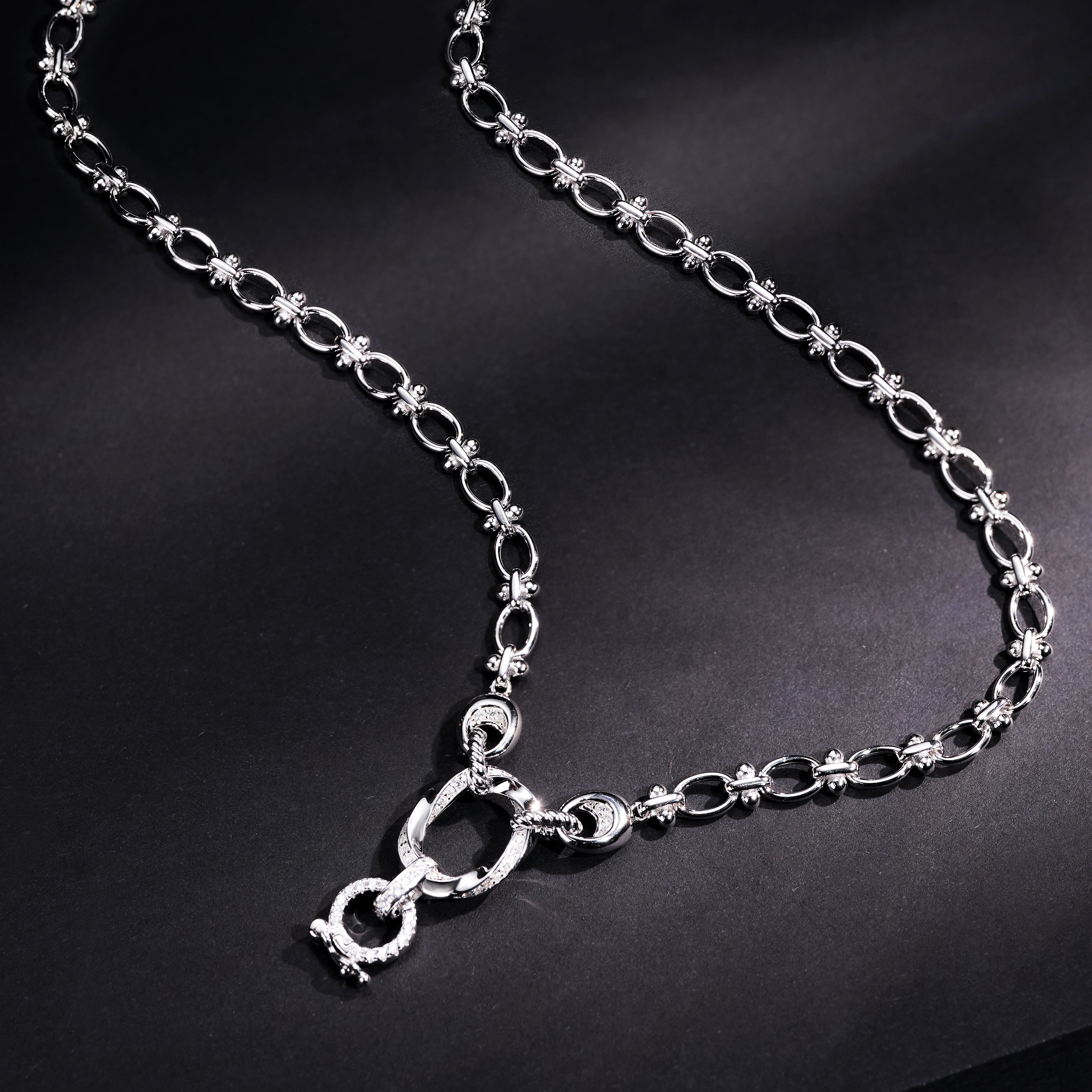 VISING珠宝米奇头百搭链S925万能项链