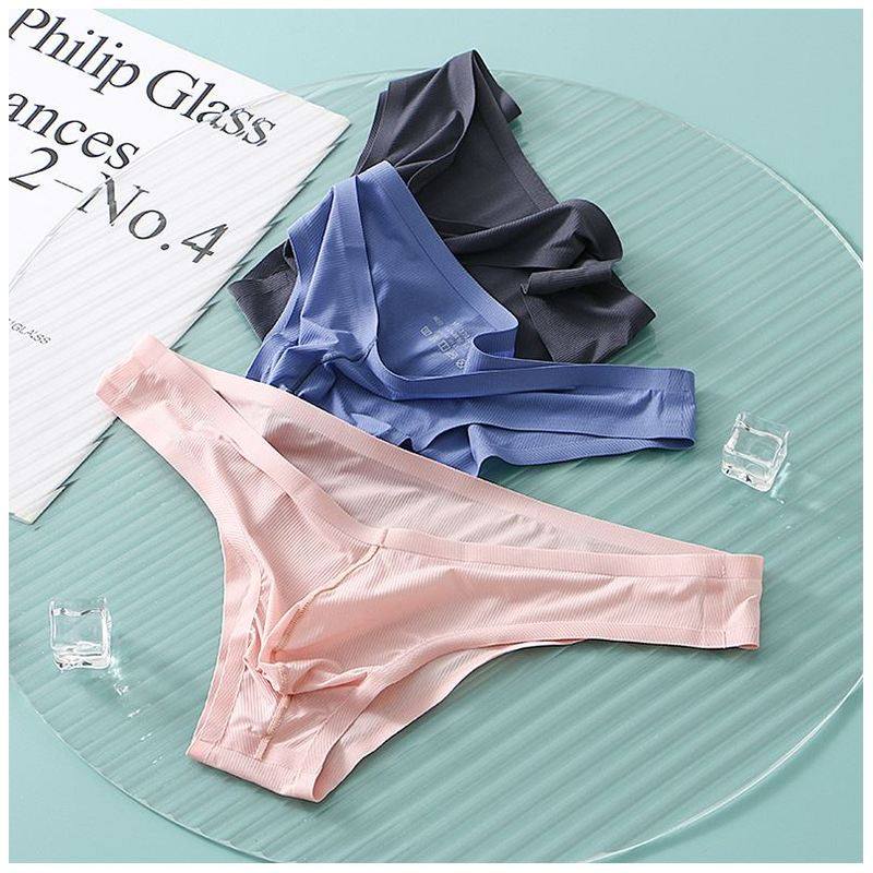 一片式纯色男士性感內褲冰丝无痕性感半超薄透明U凸囊袋三角内裤,女士内衣/男士内衣/家居服,男三角内裤,淘宝优惠券,粉丝福利购,淘宝优惠卷