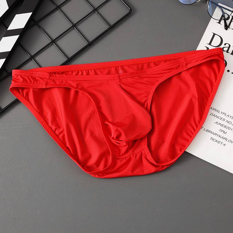本命年红色内裤男冰丝低腰男士三角内裤U凸大囊袋性感三角裤头男,女士内衣/男士内衣/家居服,男三角内裤,淘宝优惠券,粉丝福利购,淘宝优惠卷
