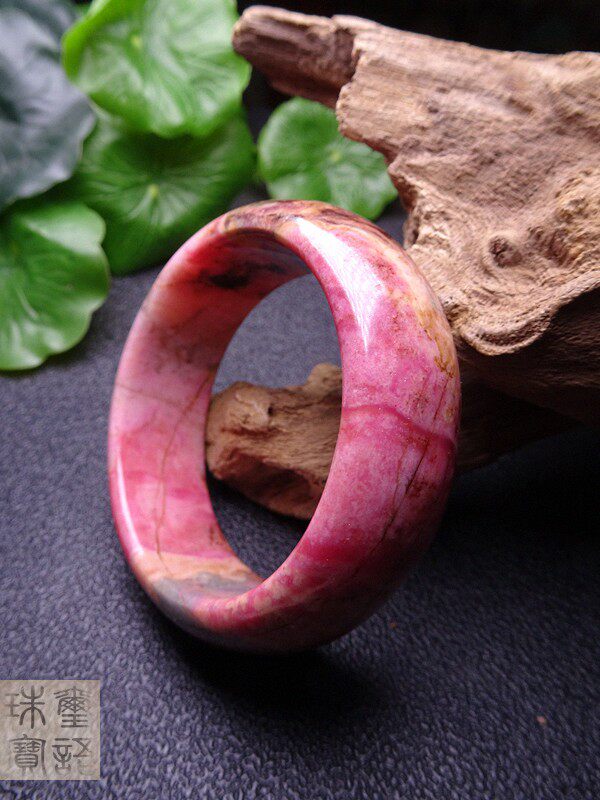 桃花玉手镯包邮青金玉髓萤石碧玺舒俱来厂家直销紫锂辉东陵小圈