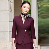 春秋高级感气质女神范职业装 职业装 女2026新款 套装 西服短裙 西装