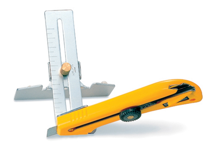 包邮正品日本进口OLFA爱利华KL(4B)重型可调节深度界刀平行导引杆