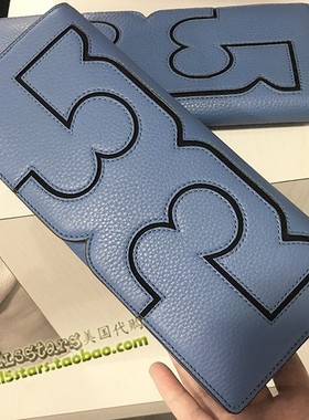 美国Tory Burch Serif Clutch真皮女士名媛晚宴手拿钱包 上海现货