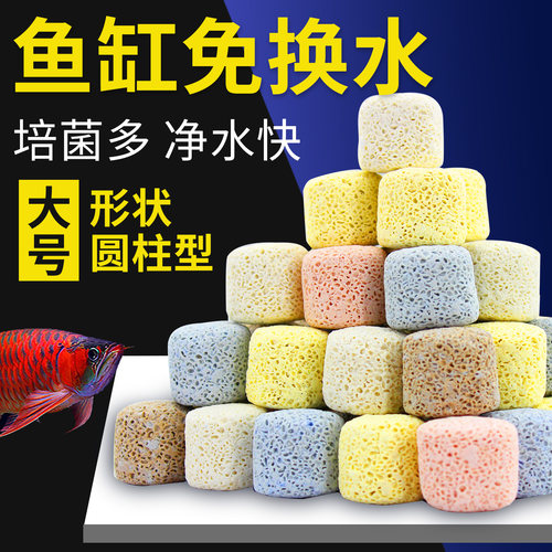 鱼缸过滤材料硝化细菌屋陶瓷环