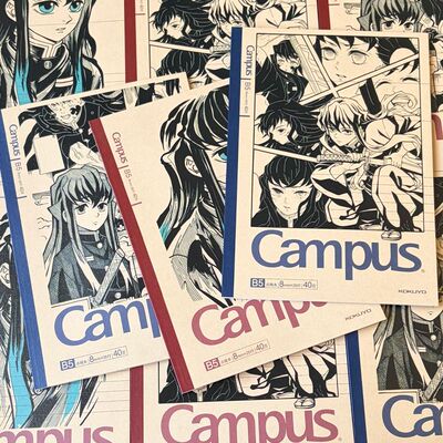 国誉牛皮纸KOKUYO鬼灭Campus痛本B5二次元笔记本时透无一郎软面抄