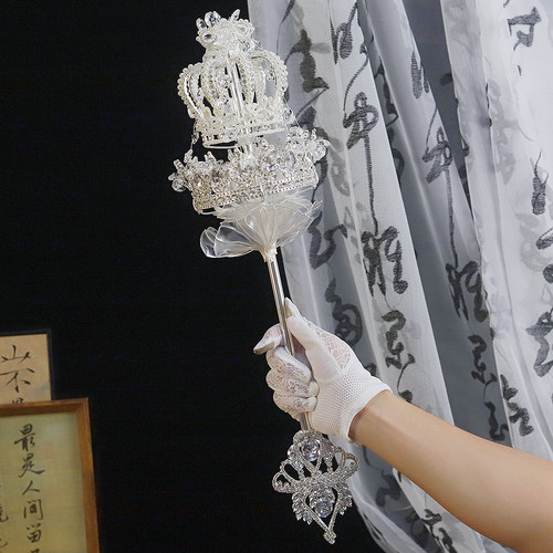 皇冠权杖新娘结婚手捧花高级定制