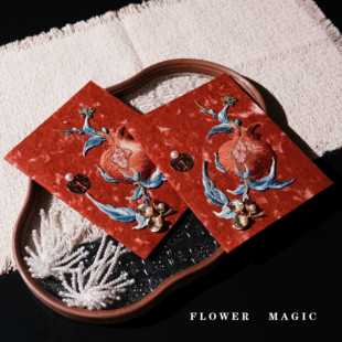 红色喜嫁中式 婚礼誓言卡宣誓卡中国风婚礼喜宴父母长辈致辞手卡