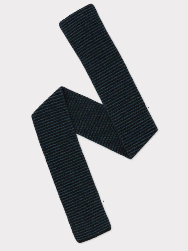 Jo Gordon Striped Wool Scarf: 100% British Knitwear - Taobao product photo 4