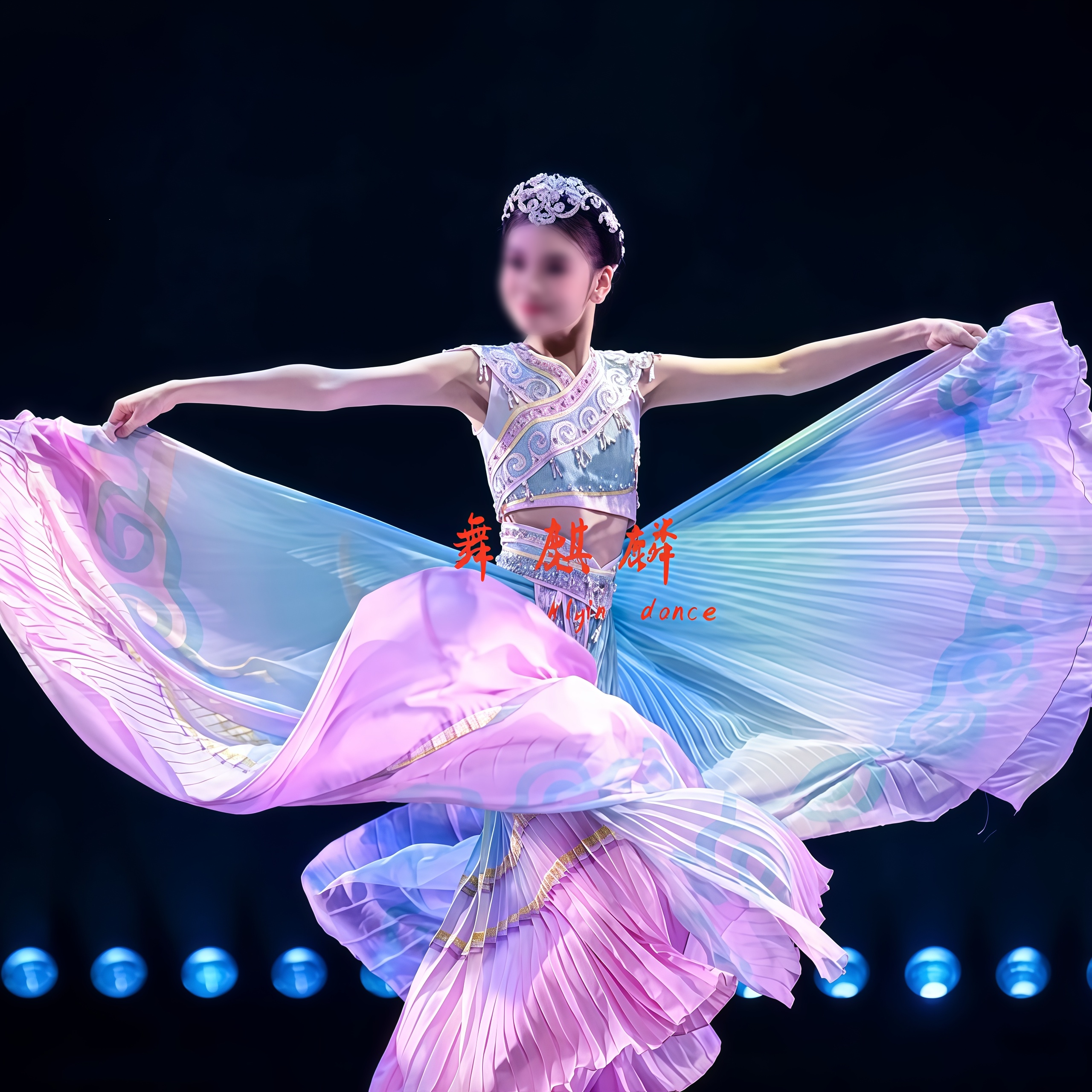 彝族古典舞彝山俏影大摆演出服