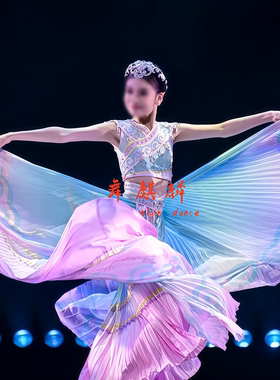 彝族古典舞彝山俏影大摆演出服