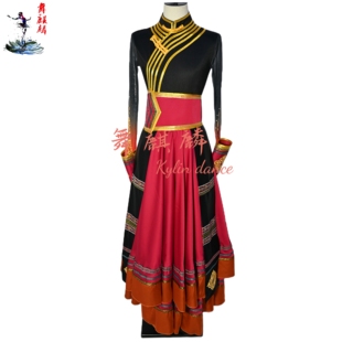 新款蒙古族舞蹈《萨吾尔登礼赞》演出服装艺考定制少数民族练习裙