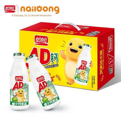 盼盼AD钙奶奶龙大瓶酸奶含乳饮品牛奶低糖下午茶早餐饮料礼盒整箱