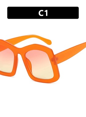 大框简约太阳眼镜个性糖果色