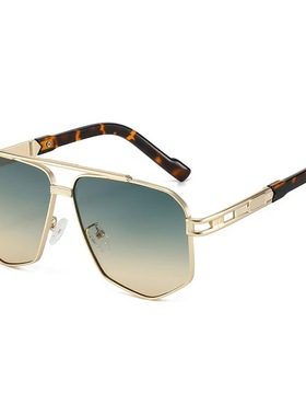 经典双梁眼镜不规则太阳镜男女