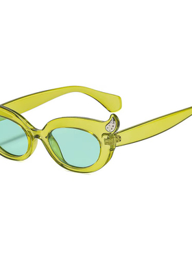 少女可爱恶魔角猫眼个性太阳眼镜