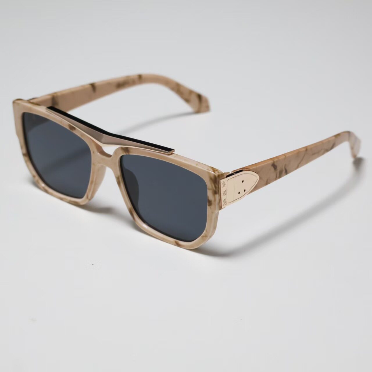 复古蓝纹色墨镜女ins风小众网红