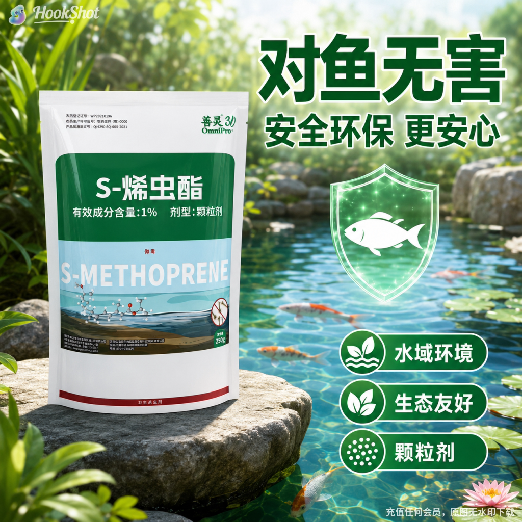 菩灵30S-烯虫酯颗粒剂幼虫灭杀