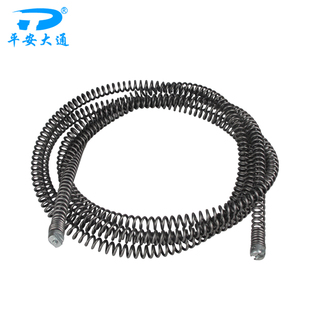 平安大通 磷化4米直径16mm管道疏通器专用带接头弹簧