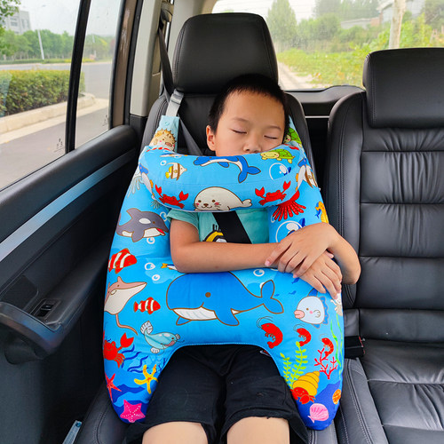 儿童抱枕汽车睡觉神器车用后排