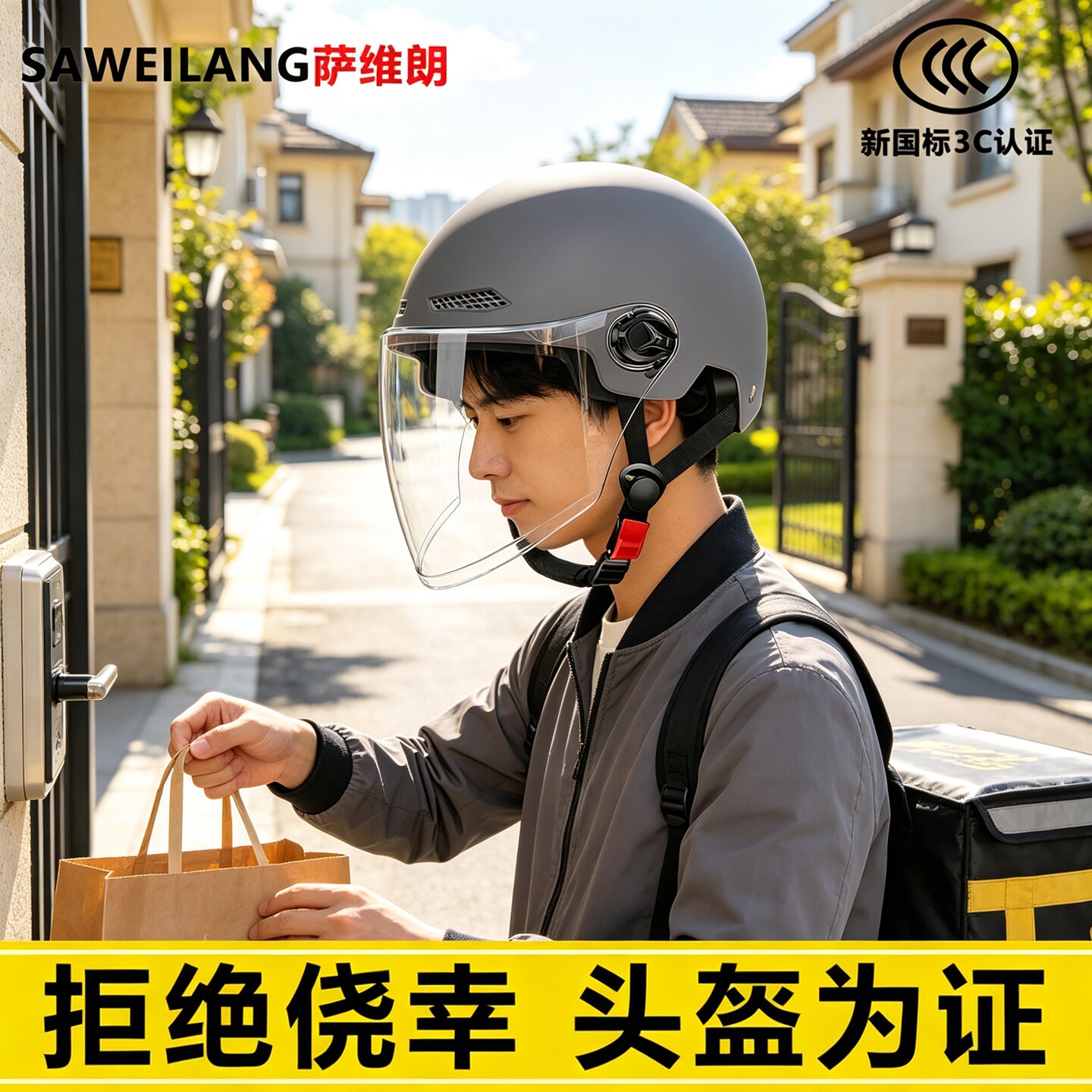 国家3C认证四季通用电动车头盔图片
