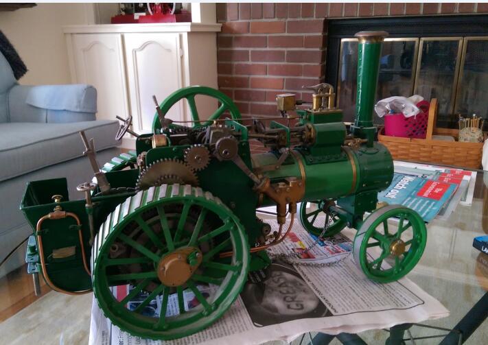 a 蒸汽拖拉机 1英寸规格 可按资料造实物 3d建模三维模型 发邮箱