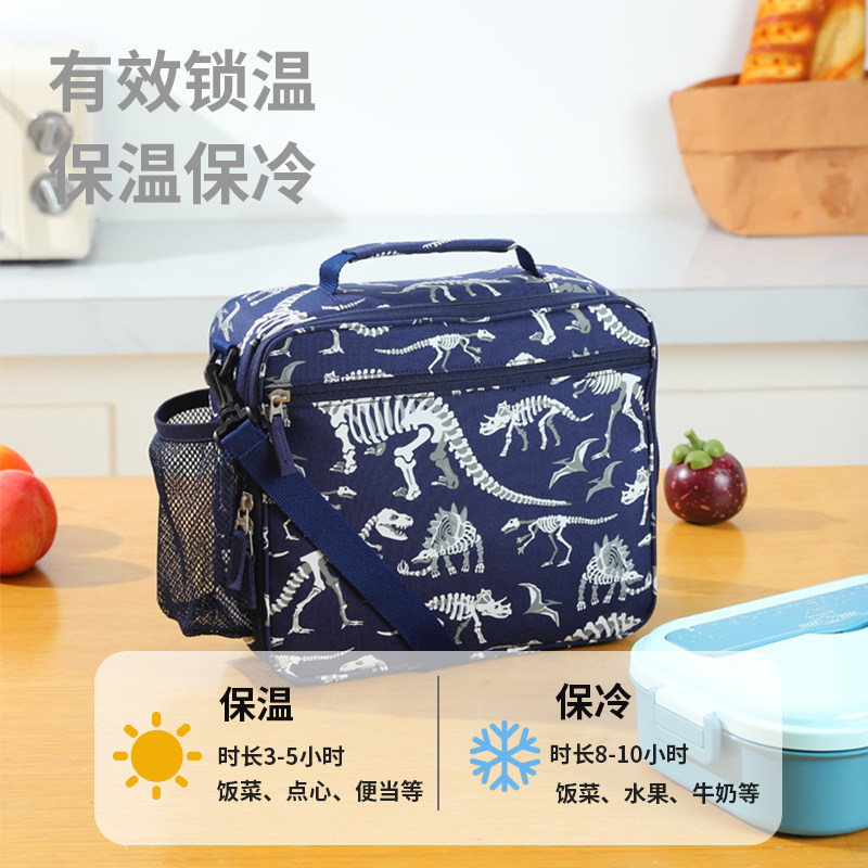 外贸清仓保冷儿童小学生便当包图片