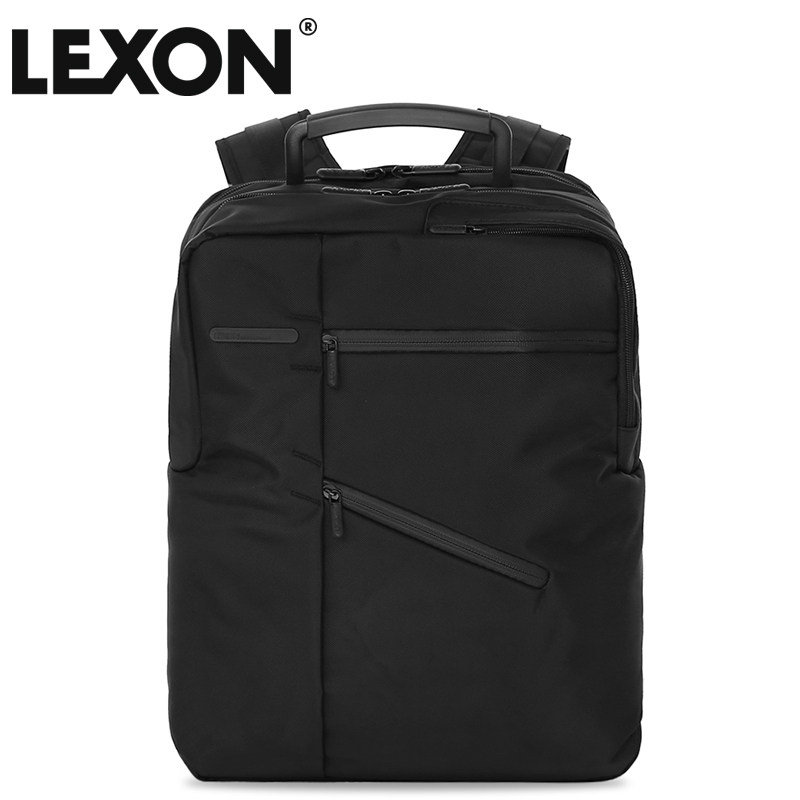 法国LEXON乐上双肩包男女14/15寸商务防水超轻双层电脑背包LNE654