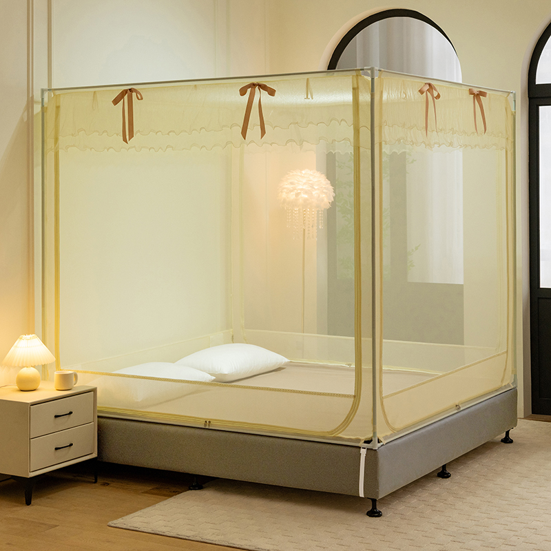 新升级拉链床单一体式蚊帐防摔