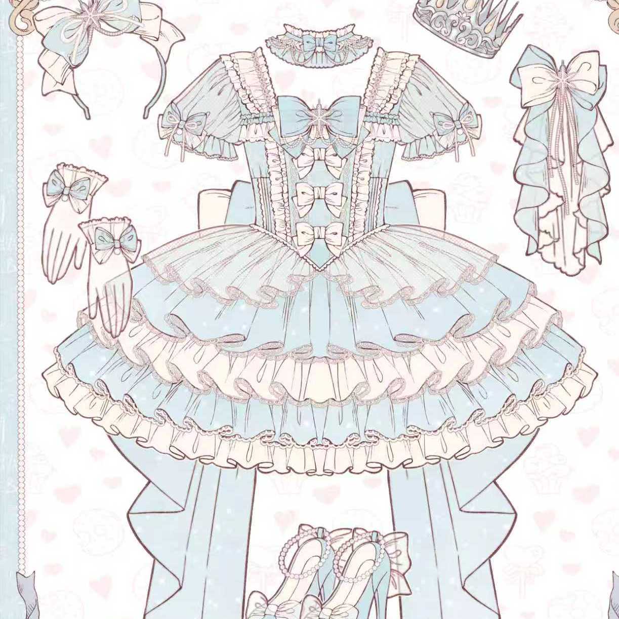 Lolita原创新品公主裙洛丽塔