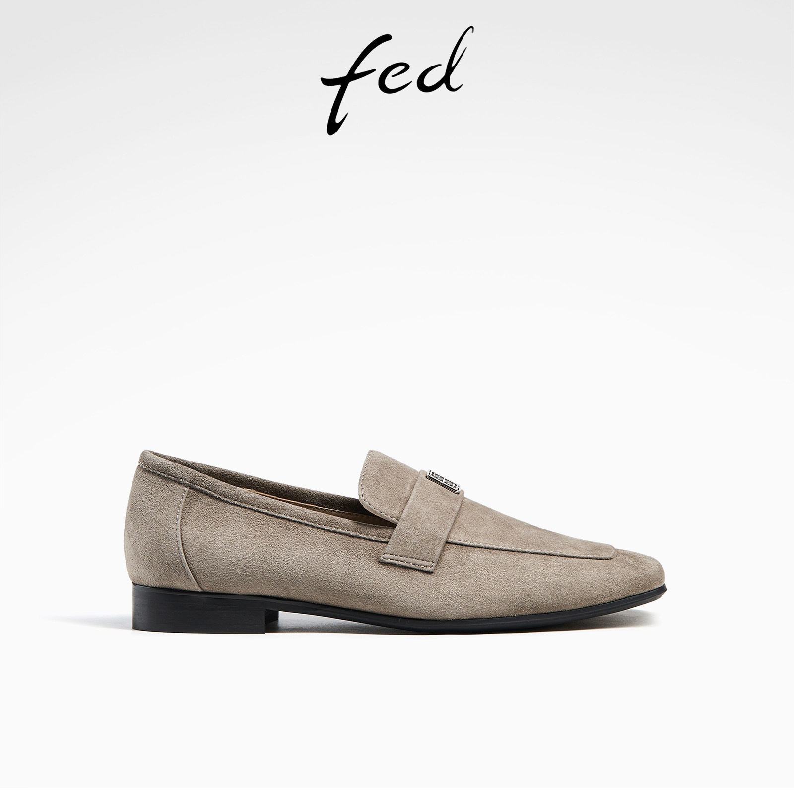 fed卡其色乐福鞋女春季女鞋软底舒适深口单鞋女D0106-ZCA160,女鞋,乐福鞋（豆豆鞋）,淘宝优惠券,粉丝福利购,淘宝优惠卷