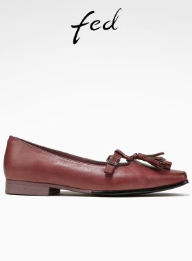 【水洗牛皮】fed浅口单鞋春季新款女鞋通勤玛丽珍鞋S0212-ZFA331