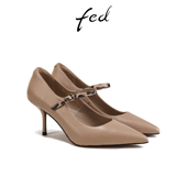 春季 女S0227 新款 尖头玛丽珍鞋 fed浅口单鞋 高跟鞋 女鞋 法式 ZFA300
