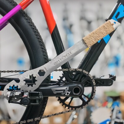 0011cycle飞轮固定扳手10/11T飞轮环抱试固定脚踏拆卸扳手不锈钢