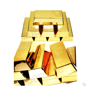仿真金条 金砖门档摄影道具 金砖金条模型装饰金块招财风水摆件