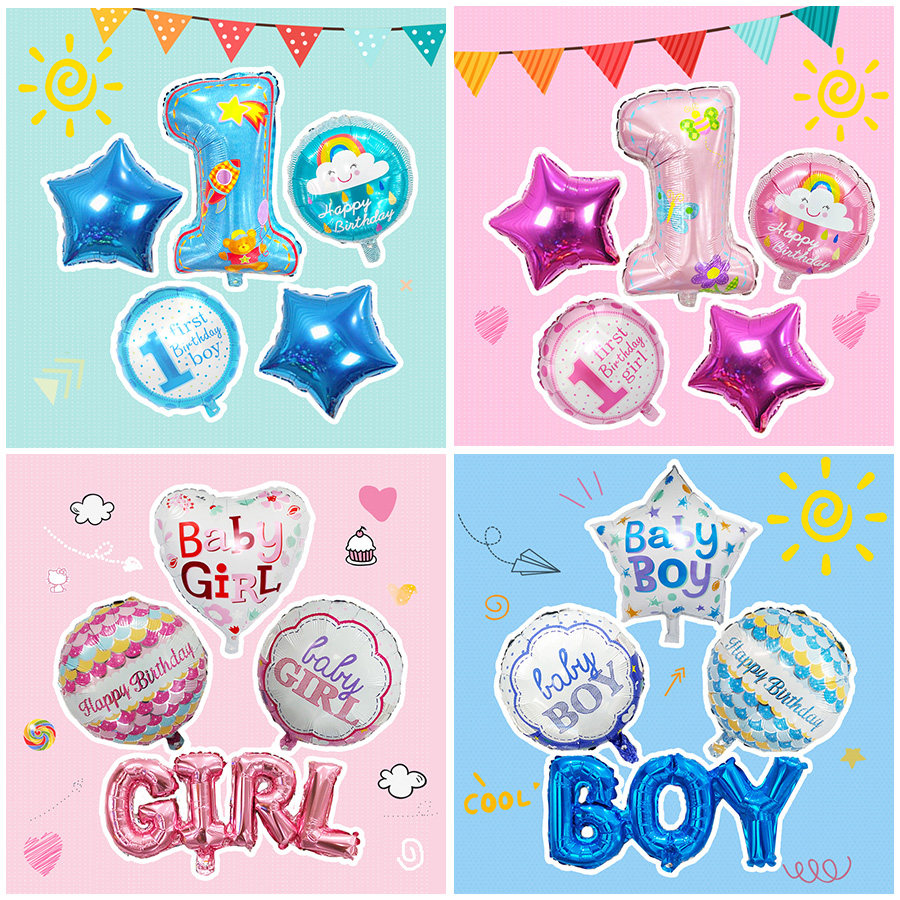 Cartoon Aluminum balloon baby The age of One hundred days birthday party decorate toy number balloon scene arrangement Suppliesin the Festive supplies/Gift , Balloon/Floating air ball , Balloon  category - from Buy2taobao.com to provide professional Taobao agent buy service