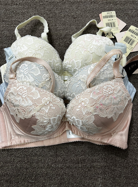衣恋旗下EBLIN三色J25舒适厚杯聚拢上托收副乳女士文胸ECBR635A11
