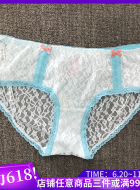 多色系！body pops正品甜美蕾丝蝴蝶结淑女内裤BCWP624A62