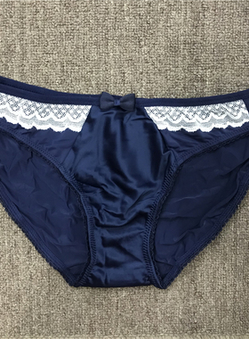 3多色系甜美蕾丝 body pops 蝴蝶结顺滑三角内裤BCWP638A31