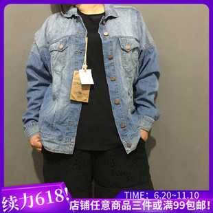 Wrangler/威格 正品 S41女款 偏薄面料柔软帅气性格春秋 牛仔衬衫