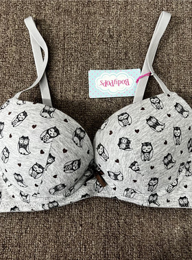 衣恋body pops舒适棉质Y8W12少女可爱风卡通印花文胸BCBR64VA21