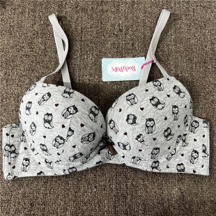 衣恋body pops舒适棉质Y8W12少女可爱风卡通印花文胸BCBR64VA21